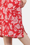Zivame 2 Mile Fashion Woven Knee Length Loungedress - Barbados Cherry — thumbnail 7